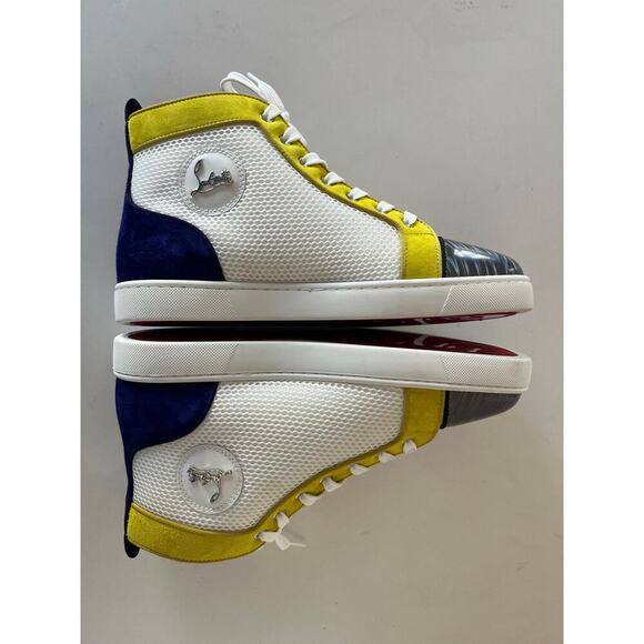 Christian‎ Louboutin Louis Orlato High Top Sneakers Size 40.5/US 7.5 Men’s - Picture 6 of 10